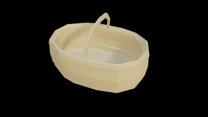 UE项目资源_模型资源_卡通木桶004