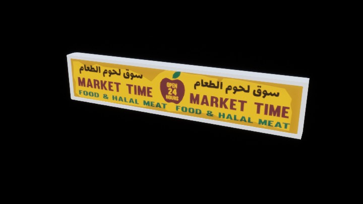 UE项目资源_模型资源_卡通标牌018