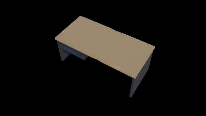 UE项目资源_模型资源_卡通桌子004