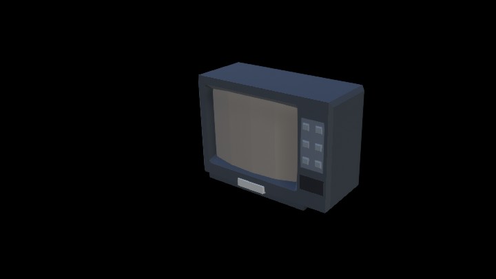 UE项目资源_模型资源_卡通电视机003