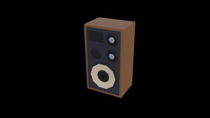 UE项目资源_模型资源_卡通音响003