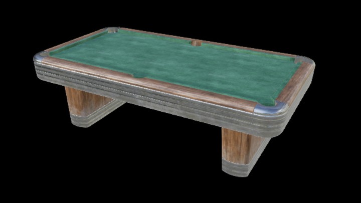 UE项目资源_模型资源_台球桌030