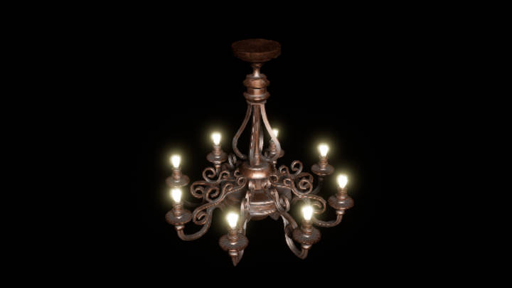 UE项目资源_模型资源_吊灯127