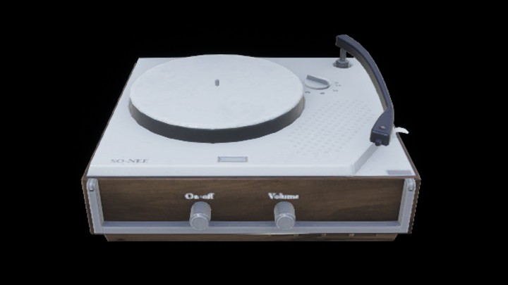 UE项目资源_模型资源_唱片机010