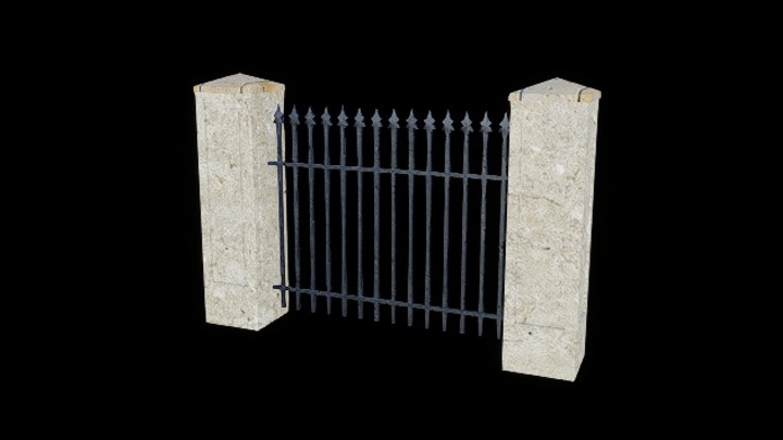 UE项目资源_模型资源_大门025