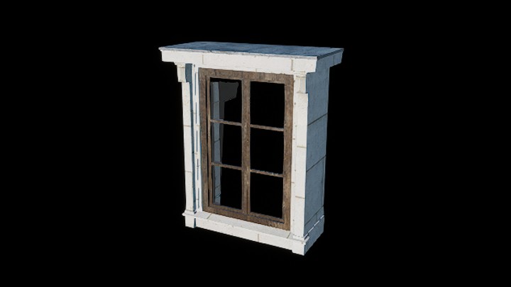 UE项目资源_模型资源_屋顶窗户006