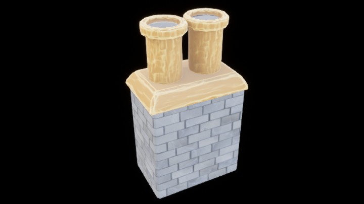 UE项目资源_模型资源_屋顶管道002