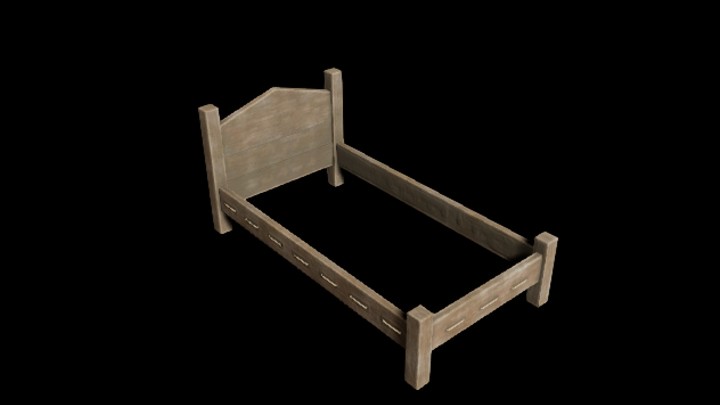 UE项目资源_模型资源_床架018