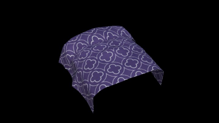 UE项目资源_模型资源_床被001