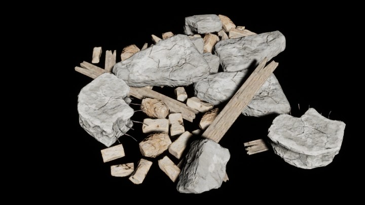 UE项目资源_模型资源_废墟040