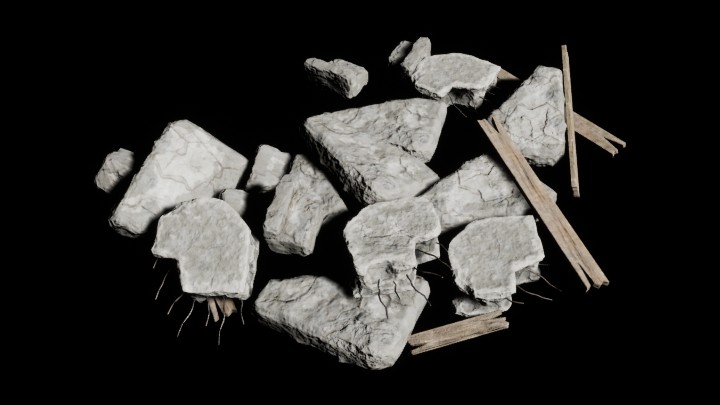 UE项目资源_模型资源_废墟041