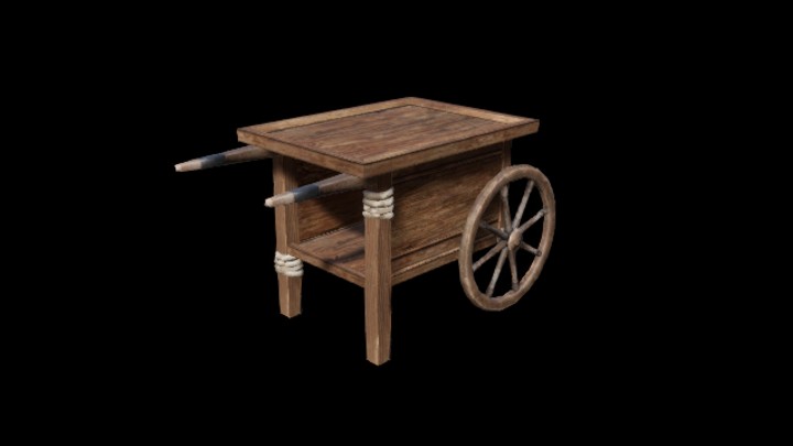 UE项目资源_模型资源_手推车042