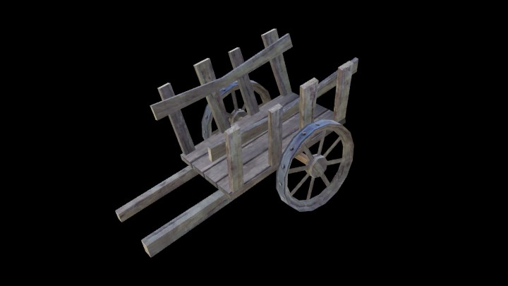 UE项目资源_模型资源_手推车043