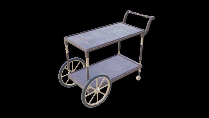 UE项目资源_模型资源_手推车051