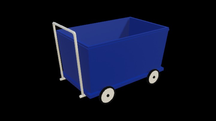 UE项目资源_模型资源_手推车052