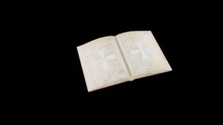 UE项目资源_模型资源_打开的书003