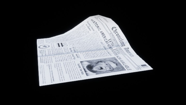 UE项目资源_模型资源_报纸064