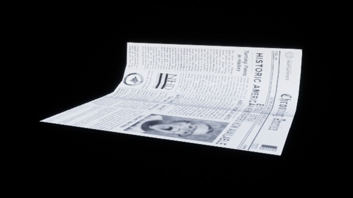 UE项目资源_模型资源_报纸068