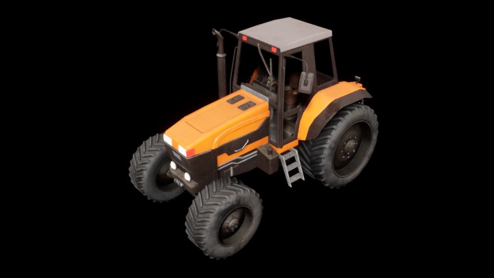 UE项目资源_模型资源_拖拉机001