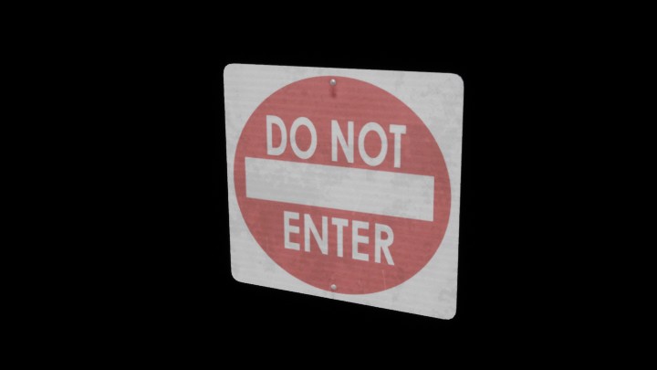 UE项目资源_模型资源_指示牌254