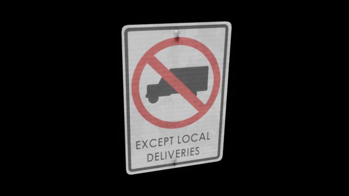 UE项目资源_模型资源_指示牌256