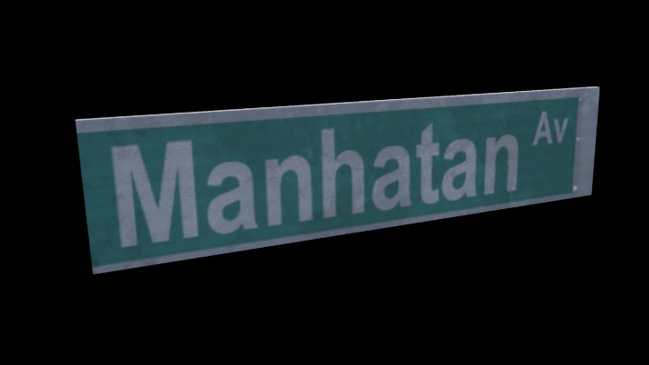 UE项目资源_模型资源_指示牌258