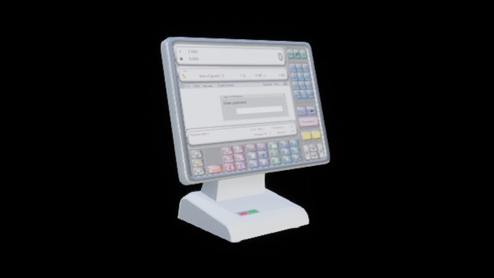 UE项目资源_模型资源_收银机显示屏001