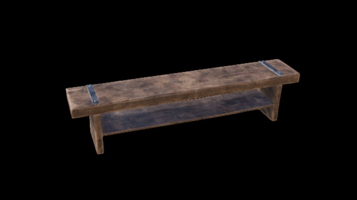 UE项目资源_模型资源_木凳006