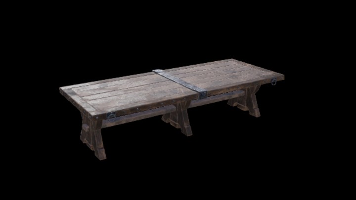 UE项目资源_模型资源_木凳012