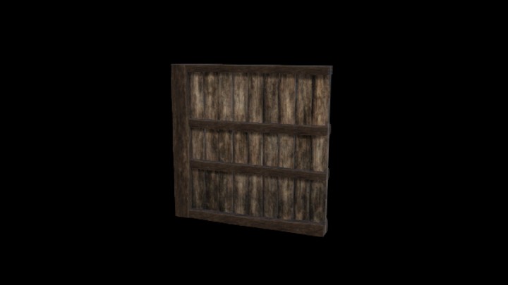 UE项目资源_模型资源_木墙063