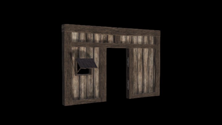 UE项目资源_模型资源_木墙面010