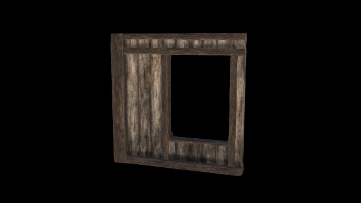 UE项目资源_模型资源_木墙面012