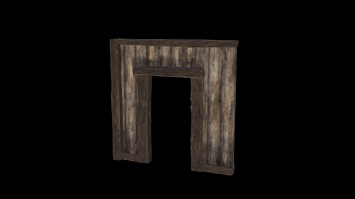 UE项目资源_模型资源_木墙面017