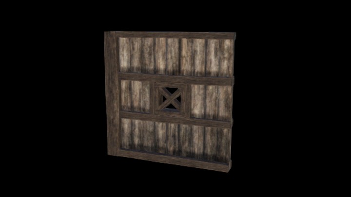 UE项目资源_模型资源_木墙面019