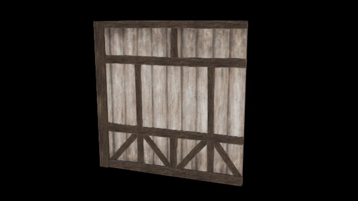 UE项目资源_模型资源_木墙面027