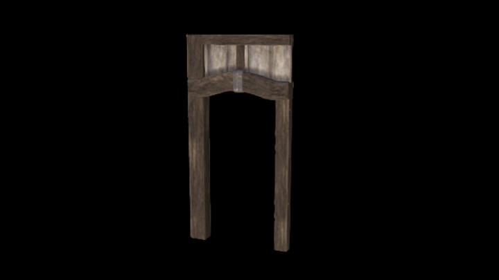 UE项目资源_模型资源_木墙面034