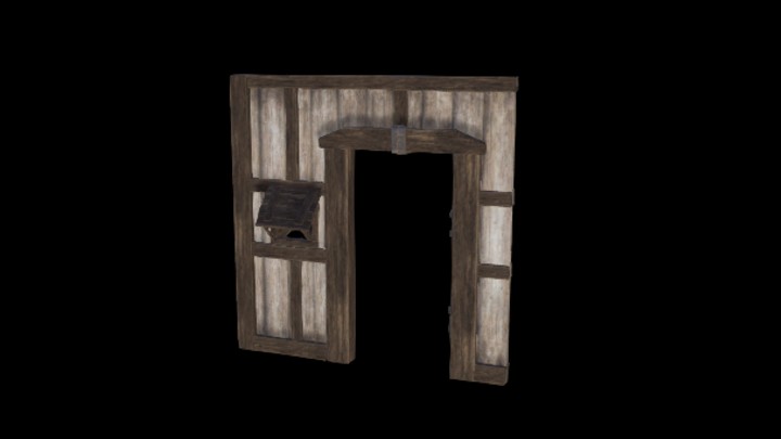 UE项目资源_模型资源_木墙面042