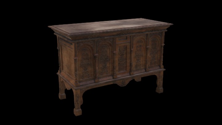 UE项目资源_模型资源_木柜005