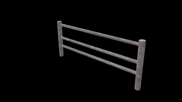 UE项目资源_模型资源_木栅栏018