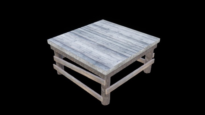 UE项目资源_模型资源_木桌021