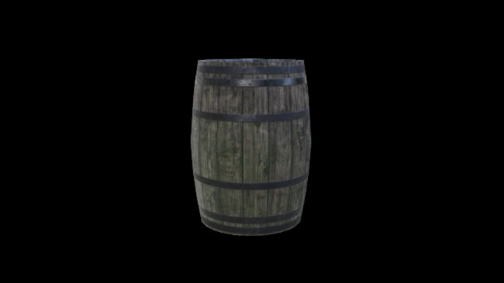 UE项目资源_模型资源_木桶280