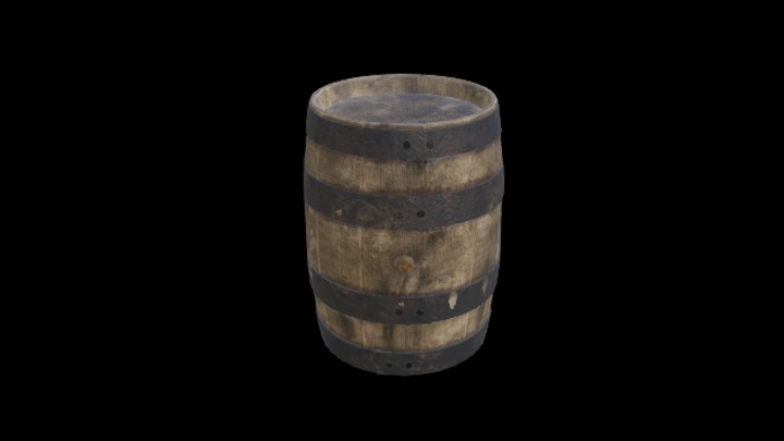 UE项目资源_模型资源_木桶286