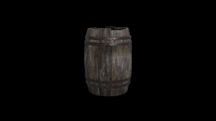 UE项目资源_模型资源_木桶290