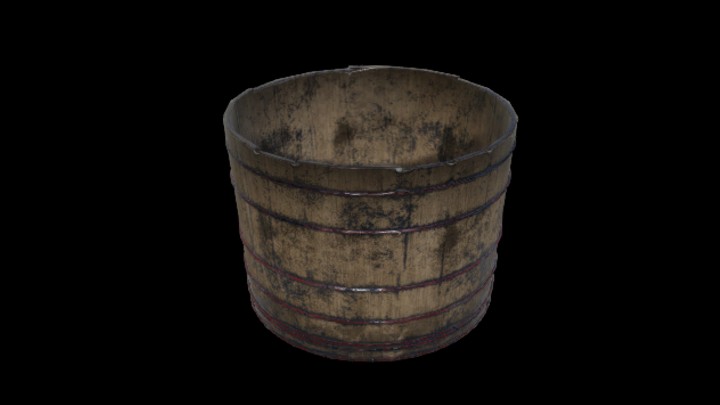 UE项目资源_模型资源_木桶292