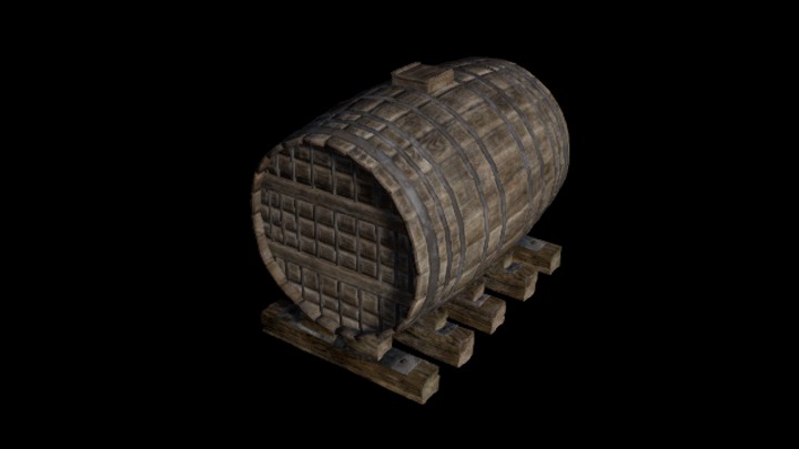 UE项目资源_模型资源_木桶294