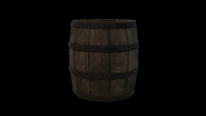 UE项目资源_模型资源_木桶342