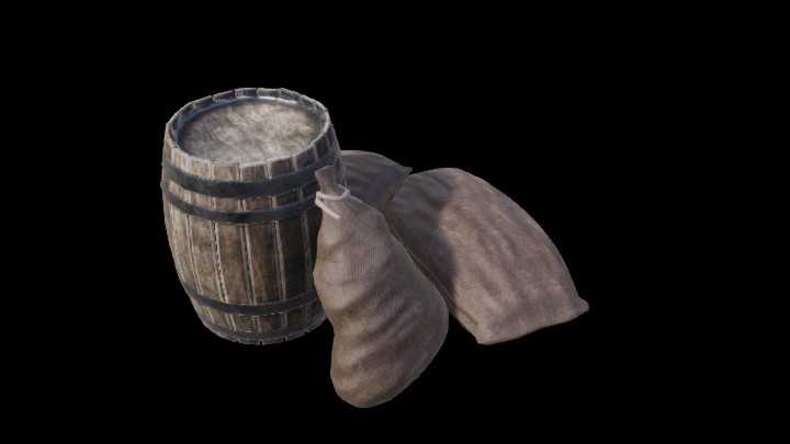 UE项目资源_模型资源_木桶348