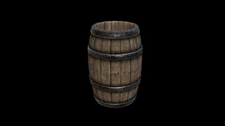 UE项目资源_模型资源_木桶356