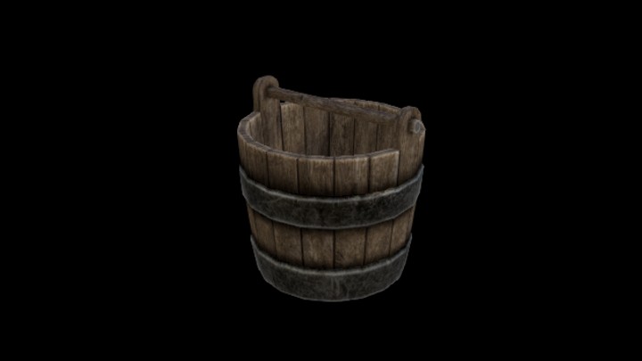 UE项目资源_模型资源_木桶357