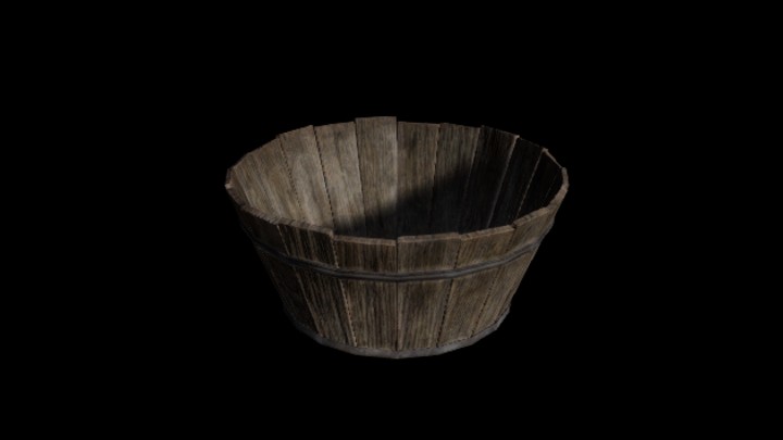 UE项目资源_模型资源_木盆029